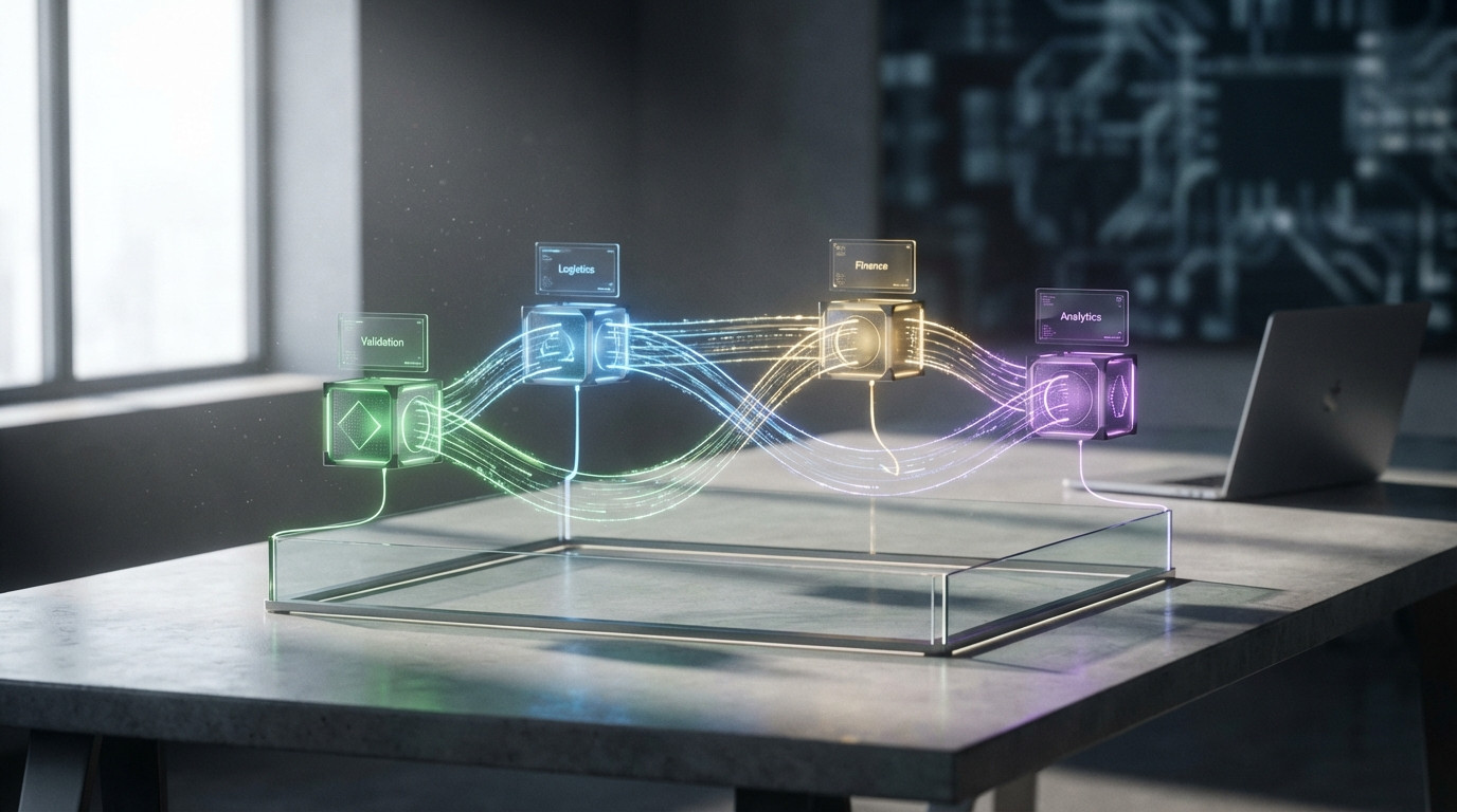 Multi-Agent-Systeme für E-Commerce-Workflows mit spezialisierter Aufgabenteilung