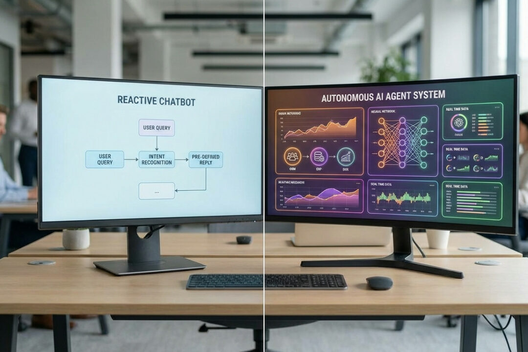 KI-Agent vs Chatbot Unterschied: Autonome AI Agents im Vergleich zu regelbasierten Chatbots
