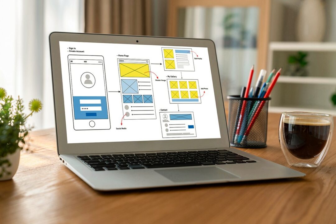 UX Entwurf einer Website