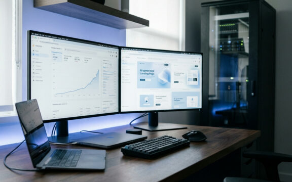 Programmatic SEO mit KI 2026 – Dashboard mit KI-generierten Landingpages und Traffic-Wachstum