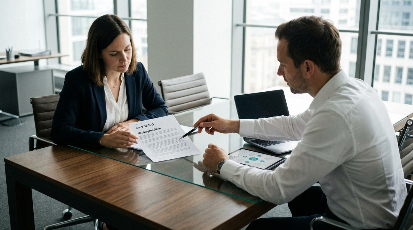 DSGVO-Rechtsgrundlagen für Voice Agents – Übersicht Einwilligung, Vertragserfüllung, berechtigtes Interesse