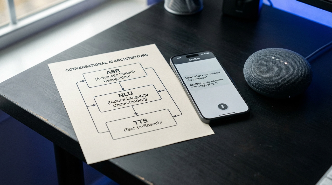 Technischer Stack-Vergleich Voice Agent vs Chatbot – ASR, NLU und TTS im Überblick