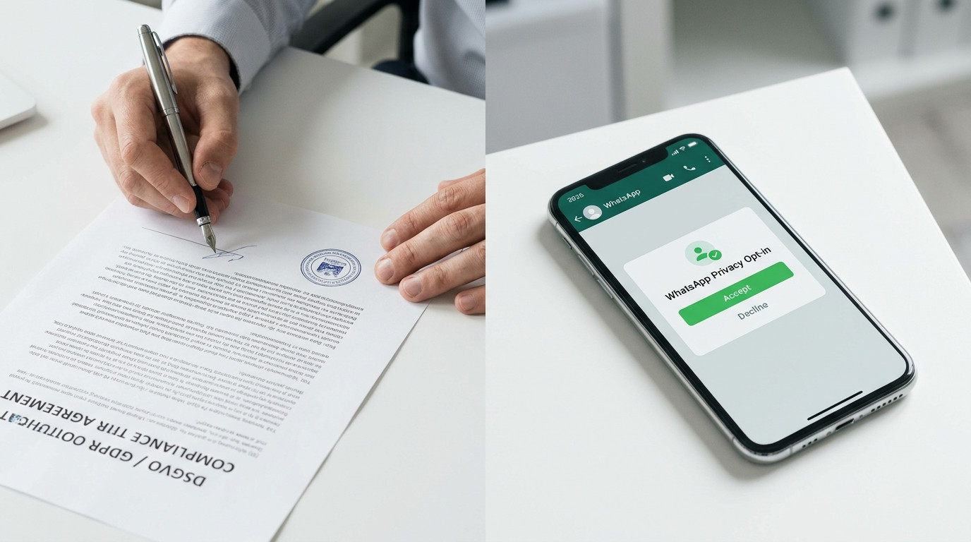 DSGVO-konforme WhatsApp Bestellbestätigung in WooCommerce – Double-Opt-In und Auftragsverarbeitungsvertrag