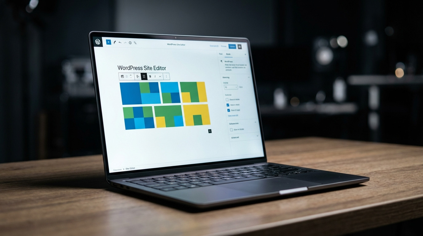 WordPress Full Site Editing mit Block-Themes 2025 – Site Editor Übersicht im Browser