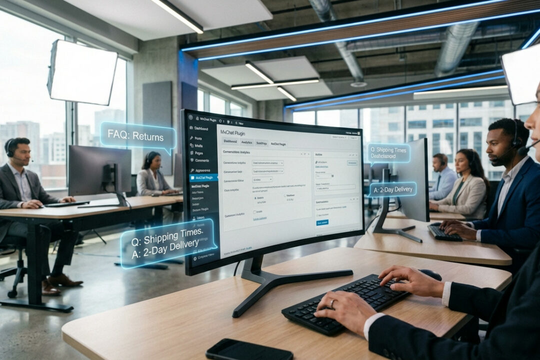 WordPress Kundenservice integrieren mit intelligenten KI FAQ und Support-Bots