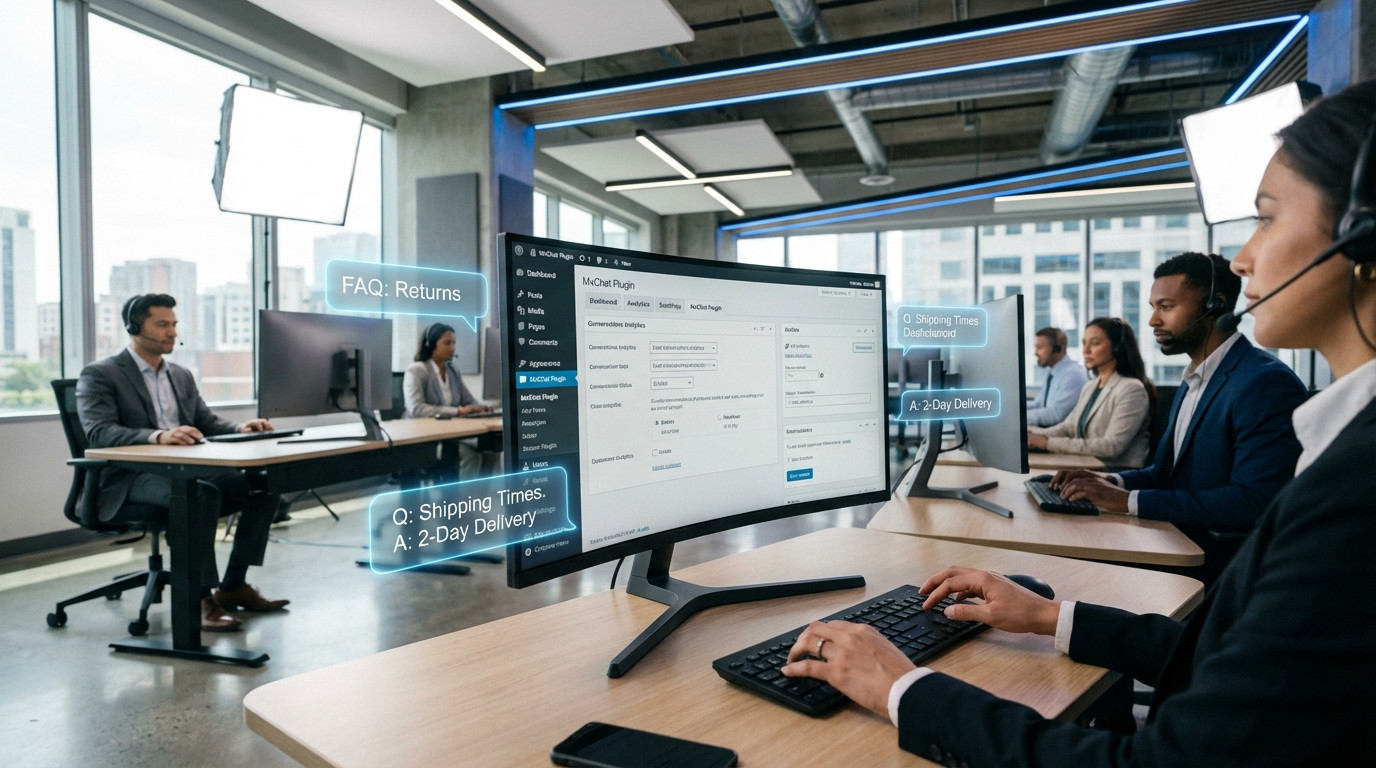 WordPress Kundenservice integrieren mit intelligenten KI FAQ und Support-Bots