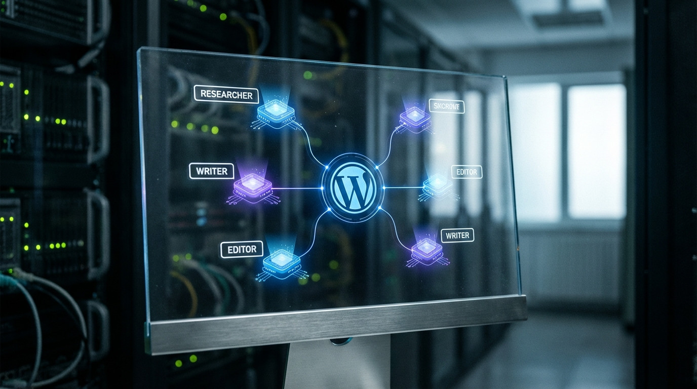 CrewAI Multi-Agent-Architektur für WordPress: Parallele Agenten für Content, SEO und WooCommerce