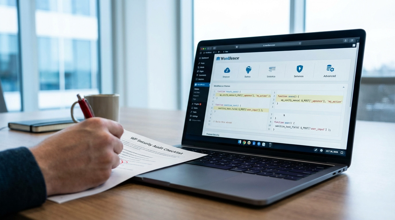WordPress Plugin Sicherheits-Review Checkliste: Nonce-Validierung, Sanitization und Capability-Checks für KI-generierten Code