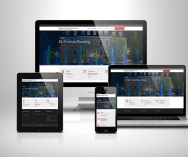 Webdesign Beispielprojekt Dr. Fasching