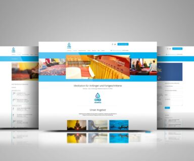 Webdesign Beispielprojekt Meditas Meditationszentrum