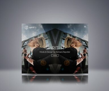 Webdesign Beispielprojekt Spiriti'm Modedesign