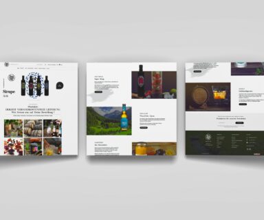 Webdesign Beispielprojekt Trausner Webshop